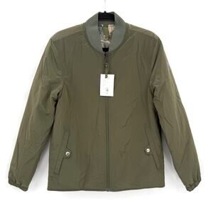 NWT PS Paul Smith Padded Reversible Army Green Bomber Jacket Men's Size SMALL